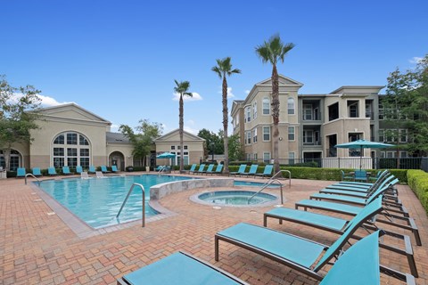 The swimming pool The swimming pool at The Millennium Towne Center Apartments, Louisiana 70806